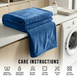 Moonlight Bedding Fleece Blanket Soft Throw Lightweight All Season Sofa, Bed & Travel Blanket Double (Teal, 150X200Cm) - thumbnail 5