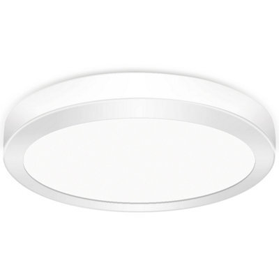 Komore 24W Led Cool White Flush Mount Ceiling Light, 1800Lm 6500K - image 1