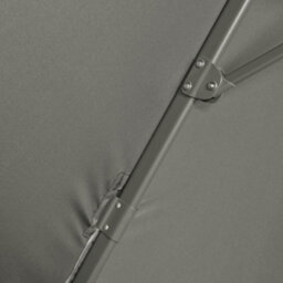 Outsunny 3 X 3(M) Cantilever Parasol Garden Umbrella With Cross Base Grey - thumbnail 8