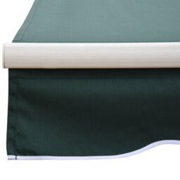 Outsunny Garden Sun Shade Canopy Retractable Awning, 2.5 X 2M, Green - thumbnail 9