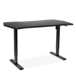 Dellonda Electric Standing Desk, Adjustable, Carbon, Office Quiet & Fast 1400 X 700mm - thumbnail 2