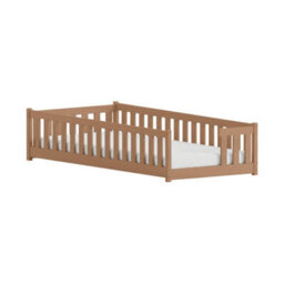 Arte Zoya Cinnamon 90 X 190Cm Single Low Bed - Foam/bonnell Mattress Included - thumbnail 5