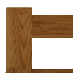 Berkfield Bed Frame Honey Brown Solid Pine Wood 200X200 Cm - thumbnail 5