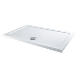 Dezine 8mm Brushed Brass 1700 X 900mm Fixed Side And End Screens With Shower Tray - thumbnail 3