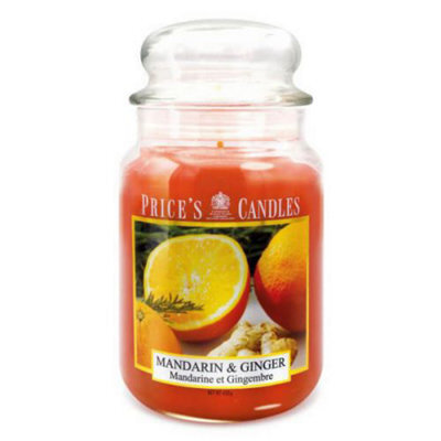 Price's Candles Prices Fragrance Collection Mandarin & Ginger Large Jar Candle - image 1
