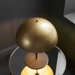 Luminosa Lighting Luminosa Nuoro Table Lamp Soft Gold & Dark Bronze Effect Paint - thumbnail 4