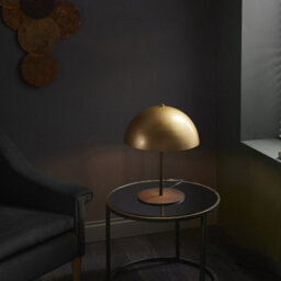 Luminosa Lighting Luminosa Nuoro Table Lamp Soft Gold & Dark Bronze Effect Paint - thumbnail 2