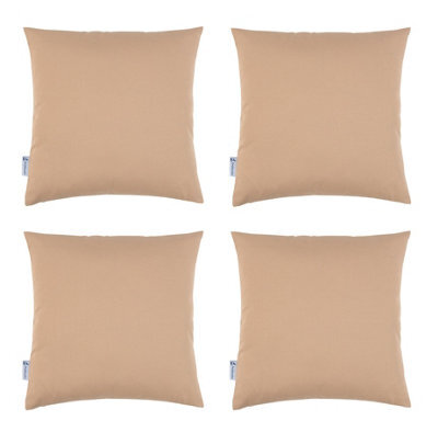 Proheeder Water Resistant Scatter Cushion Covers 45 X 45Cm - Beige 4 Pack - image 1