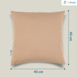 Proheeder Water Resistant Scatter Cushion Covers 45 X 45Cm - Beige 4 Pack - thumbnail 2