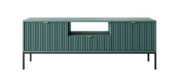 Arte Stylish Nova Tv Cabinet H560mm W1540mm D390mm In Green - Bold Entertainment Storage Solution - thumbnail 3