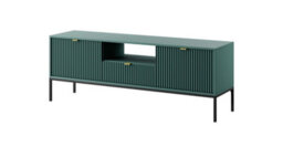 Arte Stylish Nova Tv Cabinet H560mm W1540mm D390mm In Green - Bold Entertainment Storage Solution - thumbnail 1
