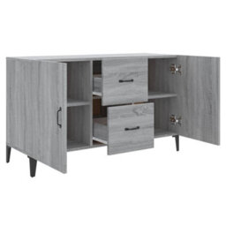 Berkfield Sideboard Grey Sonoma 100X36X60 Cm Engineered Wood - thumbnail 7