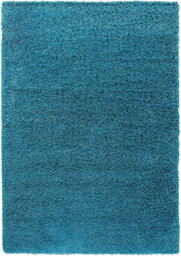 Modern Extra Large Small Soft 5Cm Shaggy Non Slip Bedroom Living Room Carpet Runner Area Rug - Teal 120 X 170 Cm - thumbnail 1