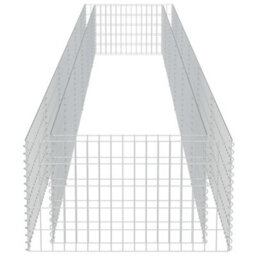 Berkfield Gabion Raised Bed Galvanised Steel 540X90X50 Cm - thumbnail 6