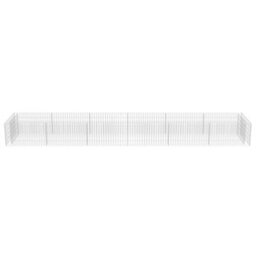 Berkfield Gabion Raised Bed Galvanised Steel 540X90X50 Cm - thumbnail 5