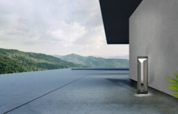 2 Pack Modern Black Aluminium Ip54 Outdoor Bollard Lights With 10W Led Lamps - thumbnail 3