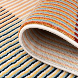 Loomed Pastel Multi-Coloured Contemporary Bedroom Living Runner Rug 60X240Cm - thumbnail 4