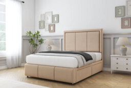 "Sloomy Lancaster Pebble Plush Divan Bed 2 Drawers Right Side-26"" Strutted Headboard 12"" Footboard 2'6 Small Single" - thumbnail 3
