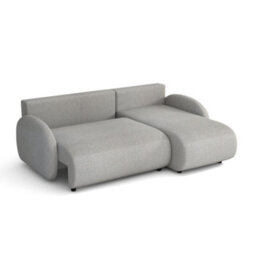 Galeria Corner Sofa Bed With Storage Universal Light Grey - thumbnail 4