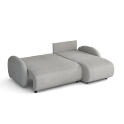 Galeria Corner Sofa Bed With Storage Universal Light Grey - thumbnail 5
