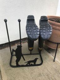 Poppy Forge 2 Pair Boot Rack - Gun Down - Steel - L30.4 X W38 X H48.3 Cm - Black - thumbnail 2