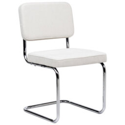 Beliani Set Of 2 Dining Chairs Irwin Corduroy Off-White - thumbnail 6