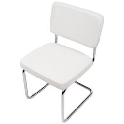 Beliani Set Of 2 Dining Chairs Irwin Corduroy Off-White - thumbnail 7