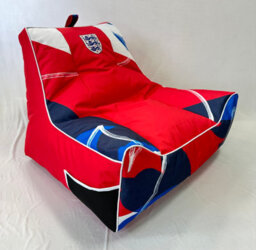 Kaikoo England Football Club Teams Beanbag Chair Red - thumbnail 2