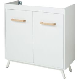 GoodHome Ladoga Matt White Vanity Unit & Basin Set - Includes Towan Basin (W)800mm (H)810mm - thumbnail 7