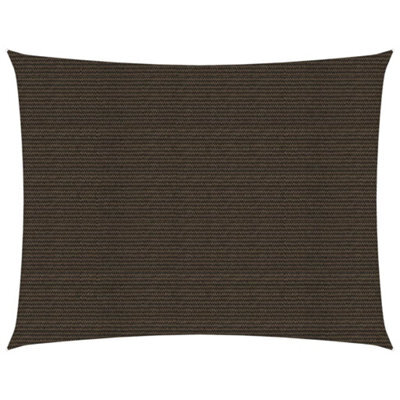 Berkfield Sunshade Sail 160 G/m2 Brown 2.5X3.5 M Hdpe - image 1