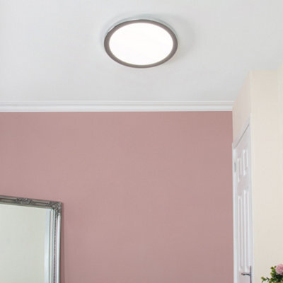 Litecraft Chrome Magnetic Bezel For 24W Darly Bathroom Flush Ceiling Light - image 1