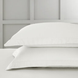 Bianca 400 Thread Count Cotton Sateen Oxford Pillowcase Pair Ivory - thumbnail 1