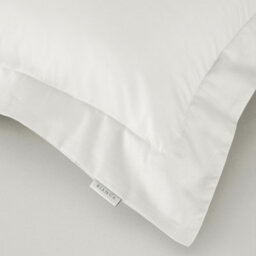 Bianca 400 Thread Count Cotton Sateen Oxford Pillowcase Pair Ivory - thumbnail 3