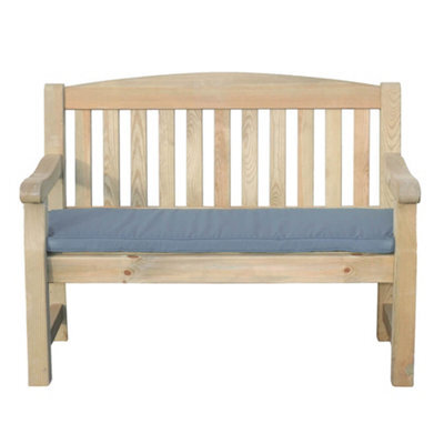 Emily Bench 2 Seater (4Ft) Seat Pad - Dark Grey By Zest Outdoor Living - image 1