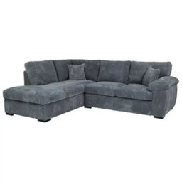 Sofa Scene Amalfi Corner Sofa Suite, Left And Right Hand Chaise, Grey Jumbo Cord - thumbnail 2