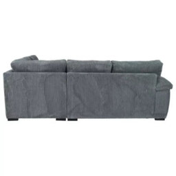 Sofa Scene Amalfi Corner Sofa Suite, Left And Right Hand Chaise, Grey Jumbo Cord - thumbnail 4