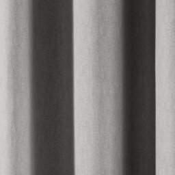 Fusion Cannes 100% Cotton Black Out Plain Dyed Silver Eyelet Curtains - thumbnail 3