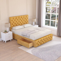 Sloomy Watson Divan Bed Set With 2 Drawers Footend - Plush Velvet - thumbnail 2