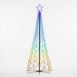 Pegdev 2.4M Rgb Led Christmas Flagpole Tree Light With App & Remote Control - thumbnail 1
