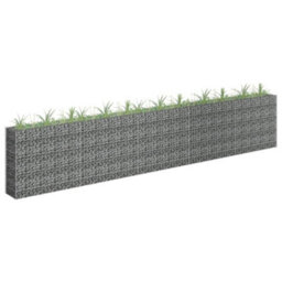 Berkfield Gabion Raised Bed Galvanised Steel 450X30X90 Cm - thumbnail 1