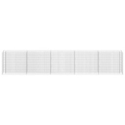 Berkfield Gabion Raised Bed Galvanised Steel 450X30X90 Cm - thumbnail 4