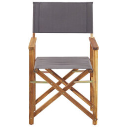 Beliani Set Of 2 Garden Chairs Cine Acacia Wood Multicolour - thumbnail 8