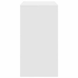 Berkfield Writing Desk White Engineered Wood 70 X 40 X 76 Cm Simple - thumbnail 5