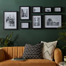 GoodHome Islande Matt Black Picture Frame Set, Pack Of 8 - thumbnail 8