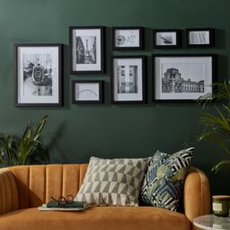 GoodHome Islande Matt Black Picture Frame Set, Pack Of 8 - thumbnail 7