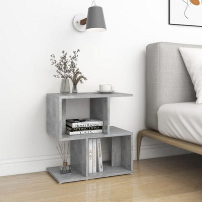 Vidaxl Bedside Cabinet Concrete Grey 50X30X51.5 Cm Engineered Wood - image 1