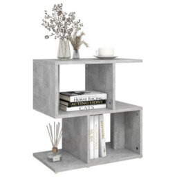 Vidaxl Bedside Cabinet Concrete Grey 50X30X51.5 Cm Engineered Wood - thumbnail 4