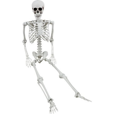 170Cm Giant Life Size Human Skeleton Model Horror Bone Posable Halloween Decor - image 1