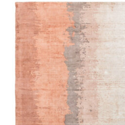 Orange Viscose Handmade , Luxurious , Modern Easy To Clean Abstract Rug For Living Room, Bedroom - 160Cm X 230Cm - thumbnail 4