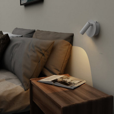 CGC Lighting Cgc Scarlet White Adjustable Head Led Rechargeable Magnetic Usb Reading Bedside Wall Light - image 1